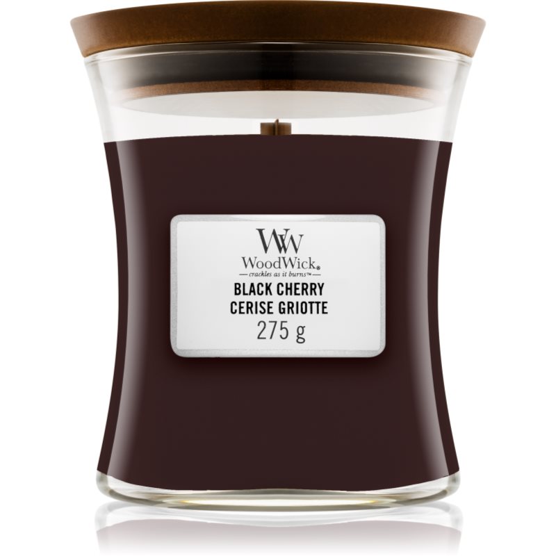 Woodwick Woodwick Black Cherry ароматна свещ с дървен фитил 275 гр. - Унисекс парфюм 275мл - Сравни цени от 1 магазин с безплатна доставка