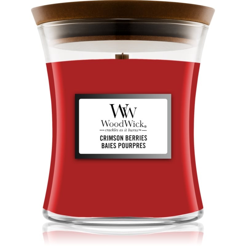 Woodwick Crimson Berries ароматна свещ с дървен фитил 85 гр. - Аромат - Сравни цени от 1 магазин с безплатна доставка