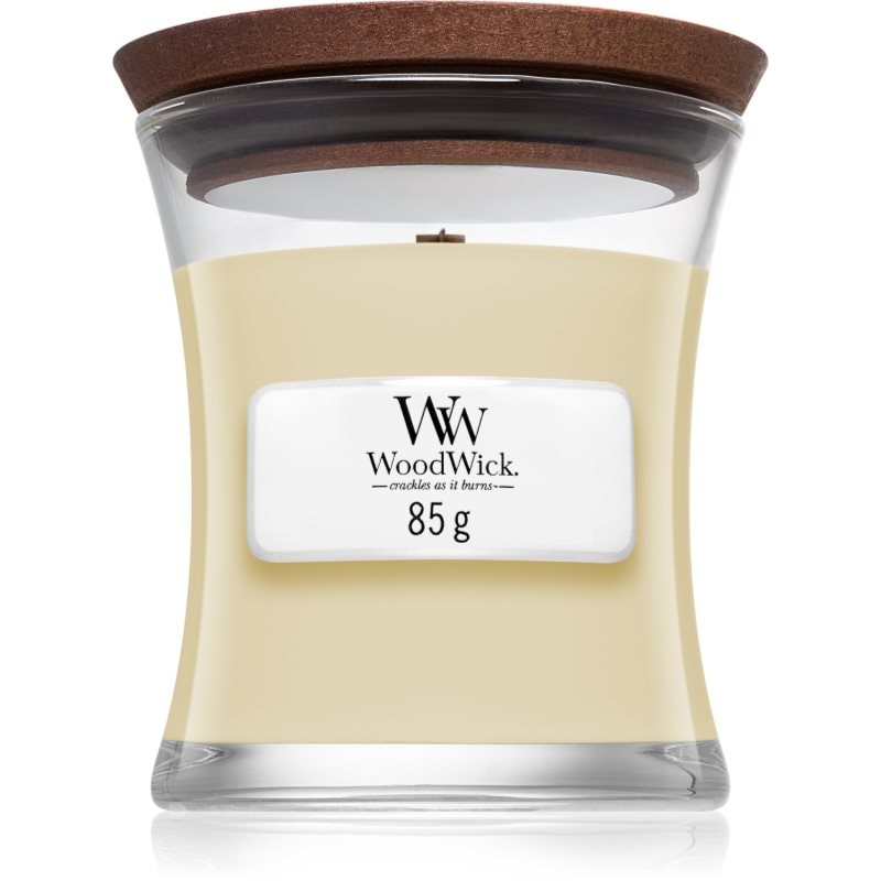 Woodwick White Teak ароматна свещ с дървен фитил 85 гр. - Аромат - Сравни цени от 1 магазин с безплатна доставка