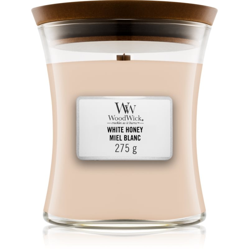 Woodwick White Honey Miel Blanc ароматна свещ с дървен фитил 275 гр. - Аромат - Сравни цени от 1 магазин с безплатна доставка