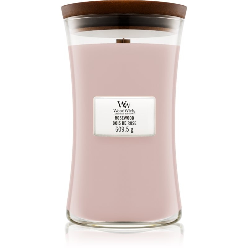 Woodwick Rosewood ароматна свещ с дървен фитил 609.5 гр. - Аромат - Сравни цени от 1 магазин с безплатна доставка