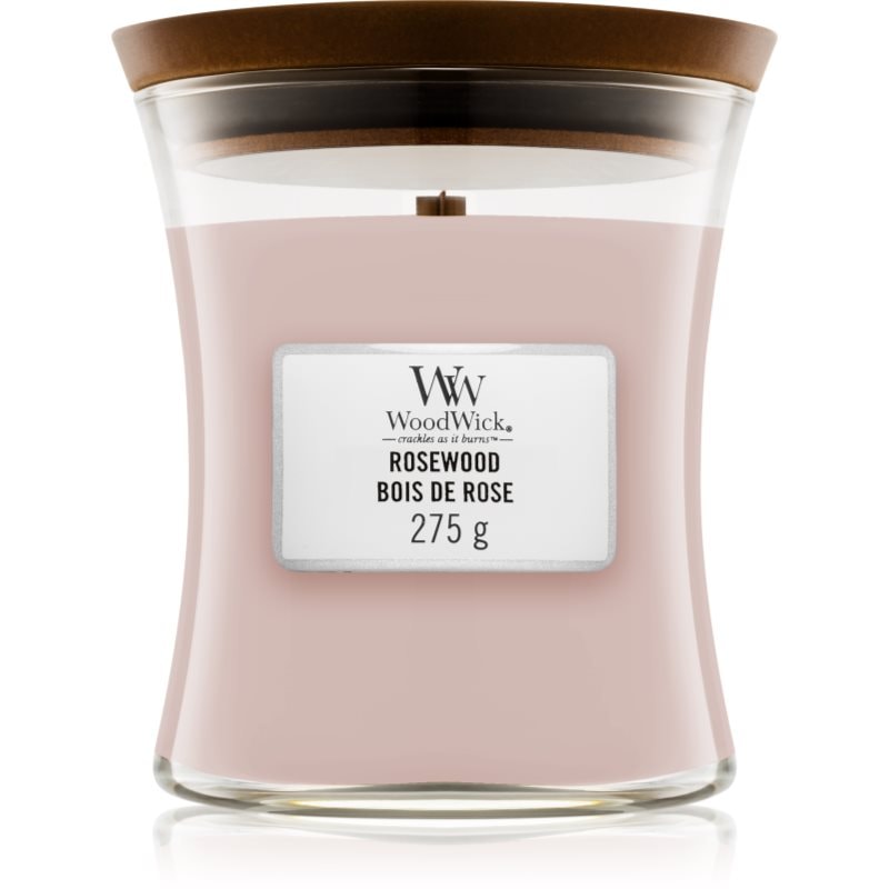 Woodwick Rosewood ароматна свещ с дървен фитил 275 гр. - Аромат - Сравни цени от 1 магазин с безплатна доставка