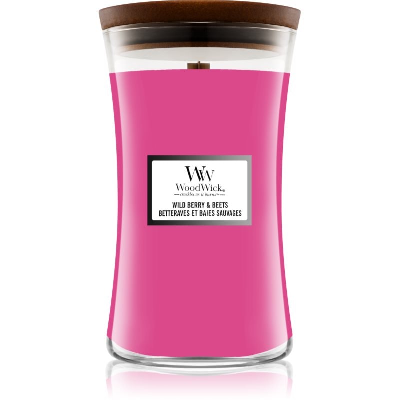Woodwick Wild Berry & Beets ароматна свещ с дървен фитил 609.5 гр. - Аромат - Сравни цени от 1 магазин с безплатна доставка