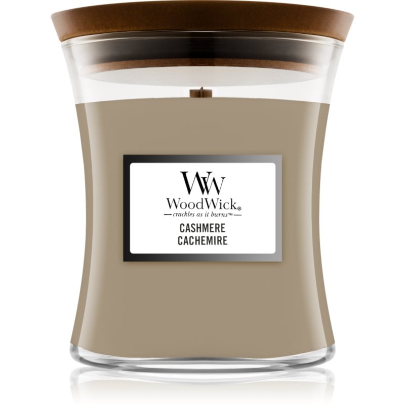 Woodwick Cashmere ароматна свещ с дървен фитил 275 гр. - Аромат - Сравни цени от 1 магазин с безплатна доставка