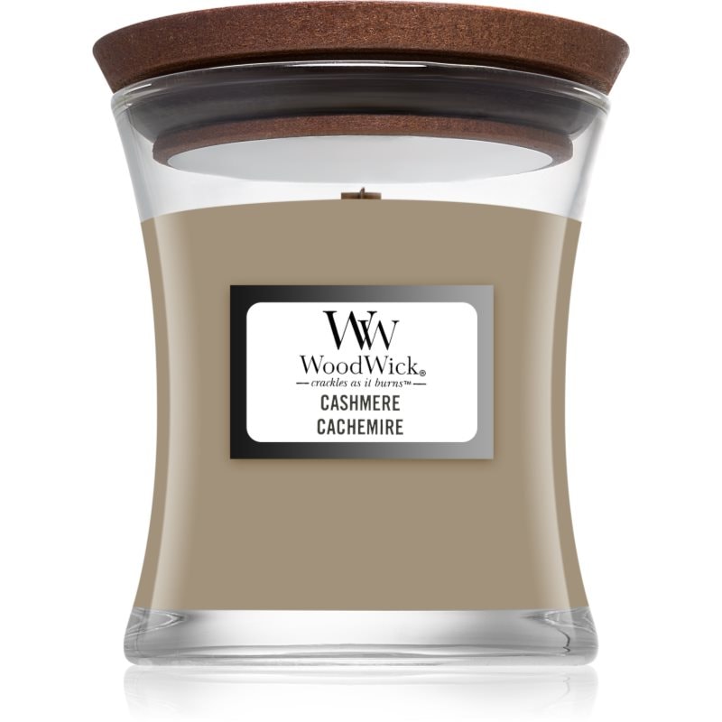 Woodwick Cashmere ароматна свещ с дървен фитил 85 гр. - Аромат - Сравни цени от 1 магазин с безплатна доставка