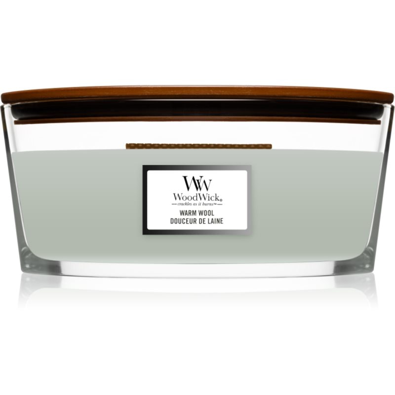 Woodwick Warm Wool ароматна свещ с дървен фитил (hearthwick) 453,6 гр. - Аромат - Сравни цени от 1 магазин с безплатна доставка