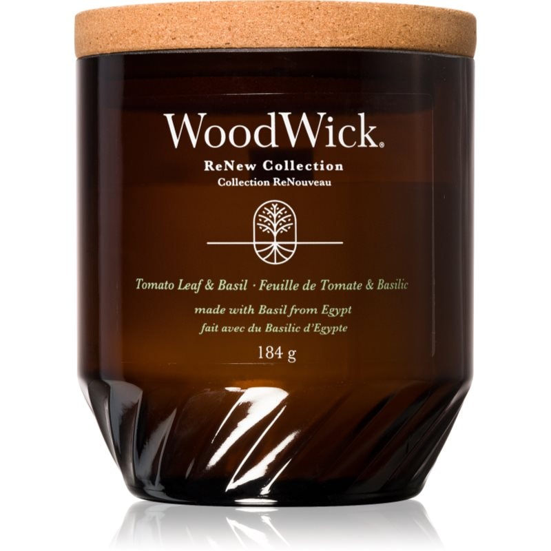 Woodwick Tomato Leaf & Basil ароматна свещ 184 гр. - Аромат - Сравни цени от 1 магазин с безплатна доставка
