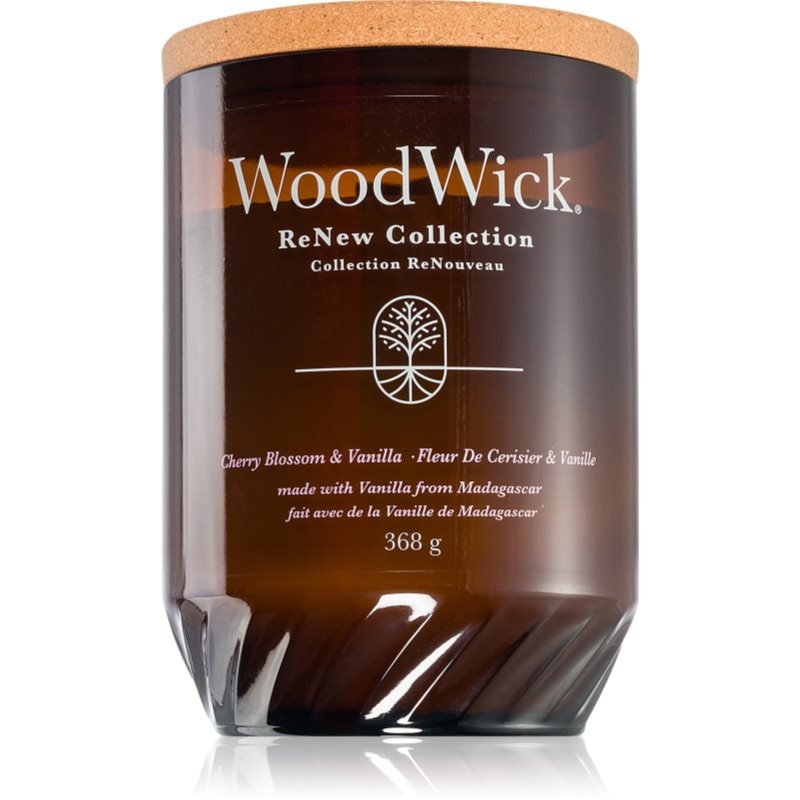 Woodwick Renew Cherry Blossom & Vanilla ароматна свещ с дървен фитил 368 гр. - Аромат - Сравни цени от 1 магазин с безплатна доставка