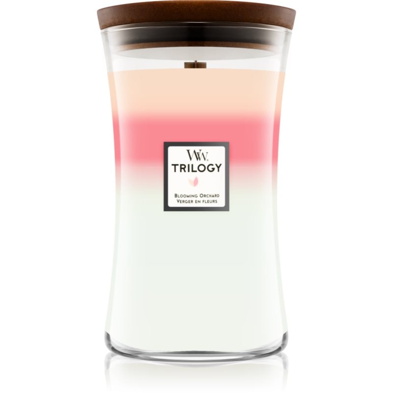 Woodwick Trilogy Blooming Orchard ароматна свещ 609.5 гр. - Аромат - Сравни цени от 1 магазин с безплатна доставка