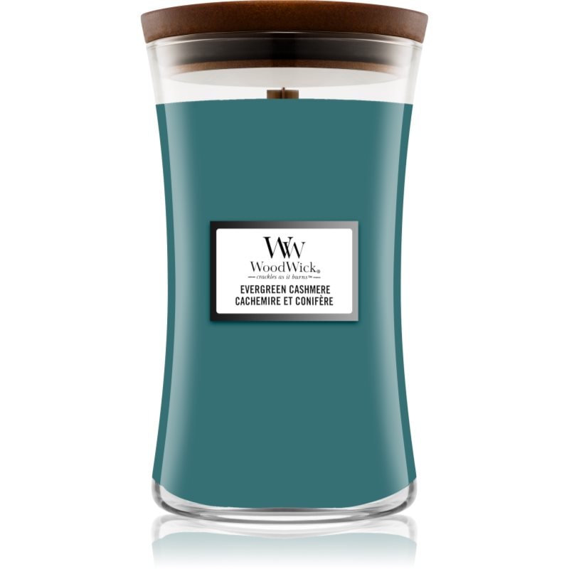 Woodwick Evergreen Cashmere ароматна свещ 610 гр. - Аромат - Сравни цени от 1 магазин с безплатна доставка