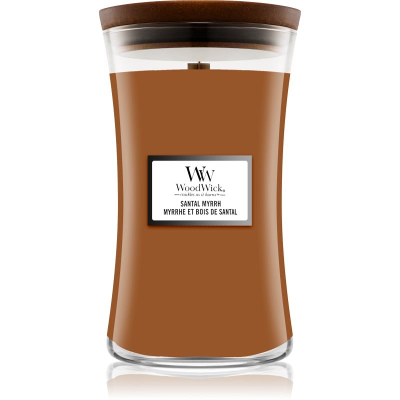 Woodwick Woodwick Santal Myrrh ароматна свещ 610 гр. - Унисекс парфюм 610мл - Сравни цени от 1 магазин с безплатна доставка
