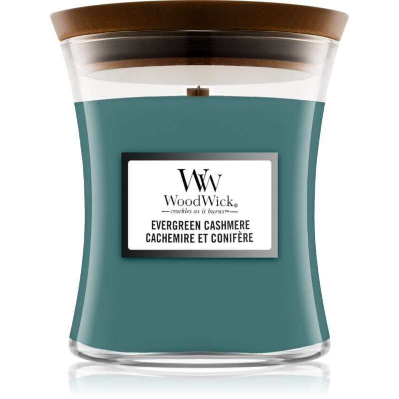 Woodwick Evergreen Cashmere ароматна свещ 275 гр. - Аромат - Сравни цени от 1 магазин с безплатна доставка