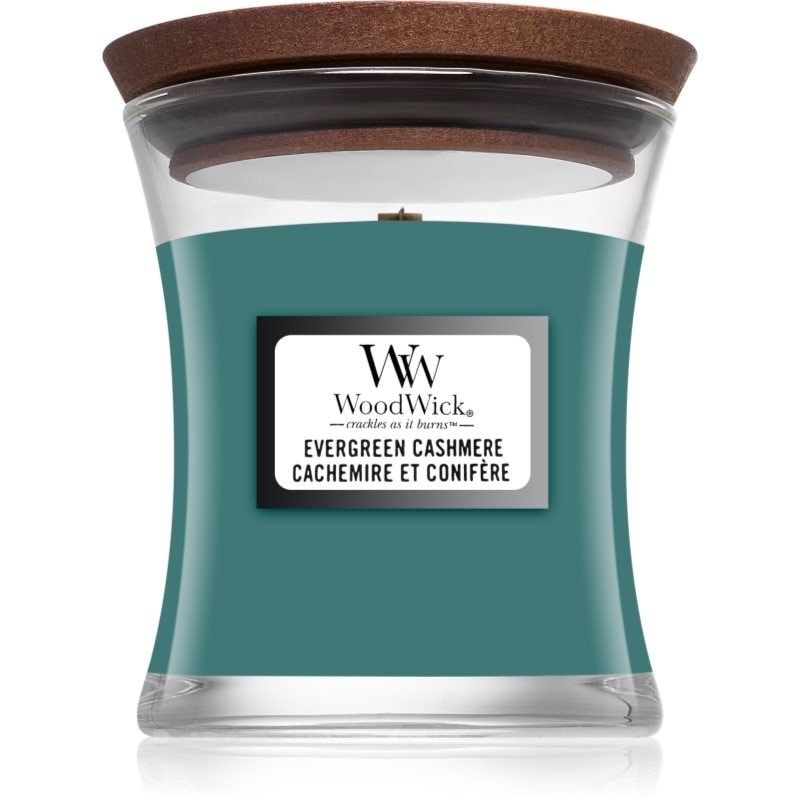 Woodwick Evergreen Cashmere ароматна свещ 85 гр. - Аромат - Сравни цени от 1 магазин с безплатна доставка