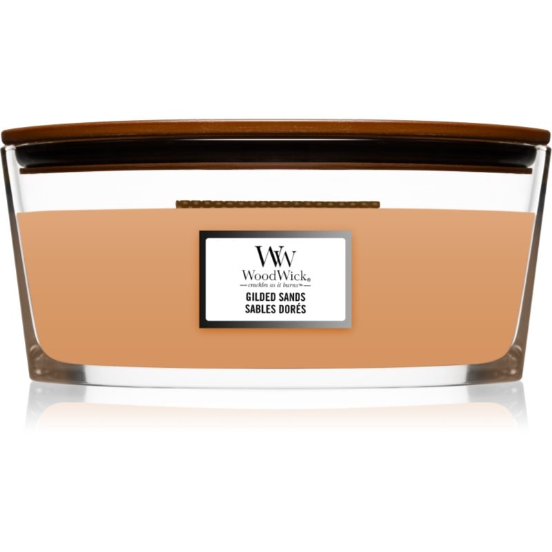 Woodwick Gilded Sands ароматна свещ с дървен фитил (hearthwick) 453 гр. - Аромат - Сравни цени от 1 магазин с безплатна доставка