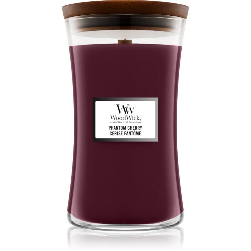 Woodwick Phantom Cherry ароматна свещ с дървен фитил 609.5 гр. - Аромат - Сравни цени от 1 магазин с безплатна доставка