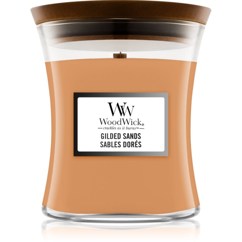 Woodwick Gilded Sands ароматна свещ 275 гр. - Аромат - Сравни цени от 1 магазин с безплатна доставка