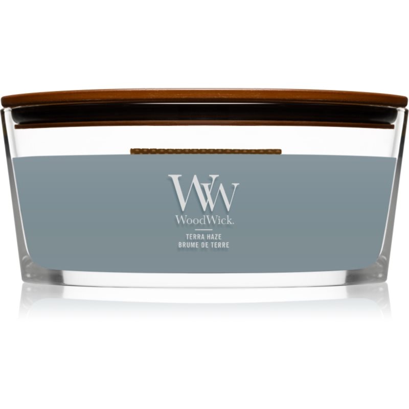 Woodwick Woodwick Terra Haze ароматна свещ с дървен фитил (hearthwick) 453 гр. - Унисекс парфюм 453мл - Сравни цени от 1 магазин с безплатна доставка