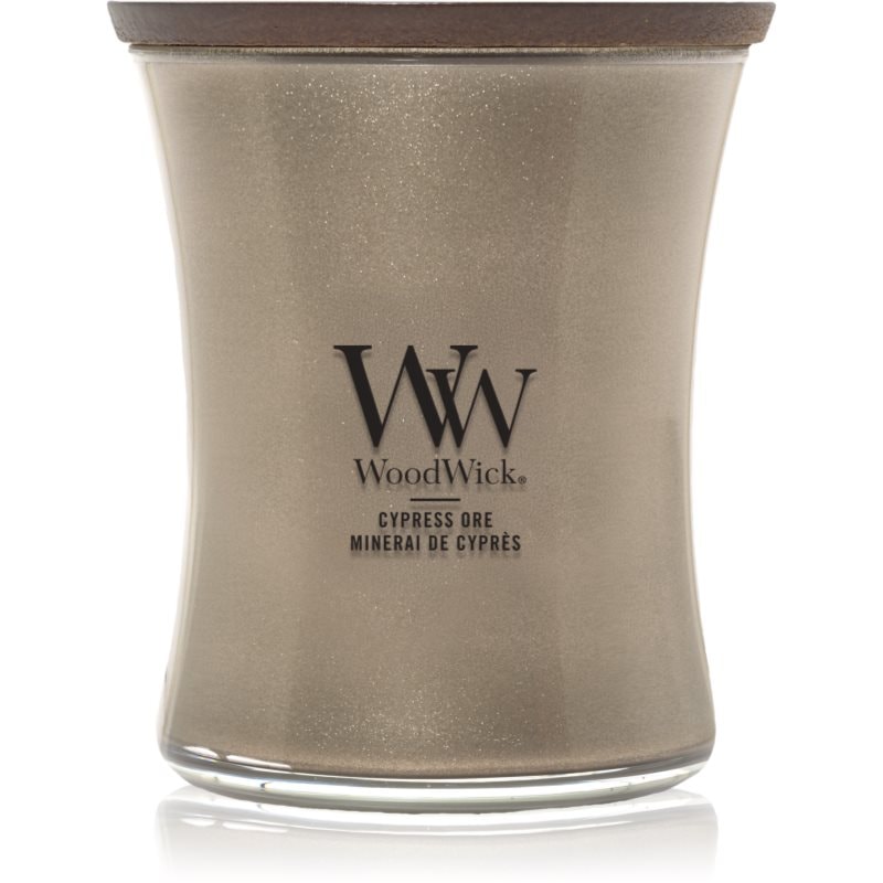 Woodwick Precious Metals Cypress Ore ароматна свещ 275 гр. - Аромат - Сравни цени от 1 магазин с безплатна доставка