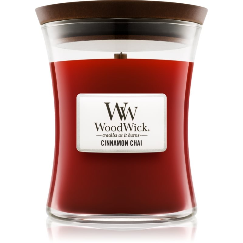 Woodwick Cinnamon Chai ароматна свещ с дървен фитил 275 гр. - Аромат - Сравни цени от 1 магазин с безплатна доставка