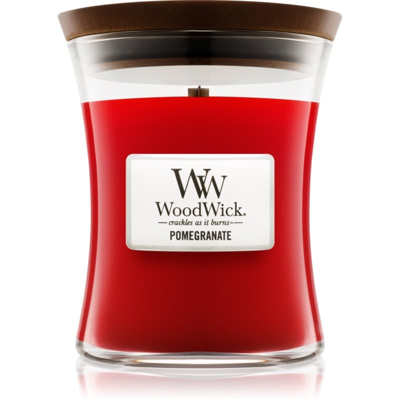 Woodwick Pomegranate ароматна свещ с дървен фитил 275 гр. - Аромат - Сравни цени от 1 магазин с безплатна доставка