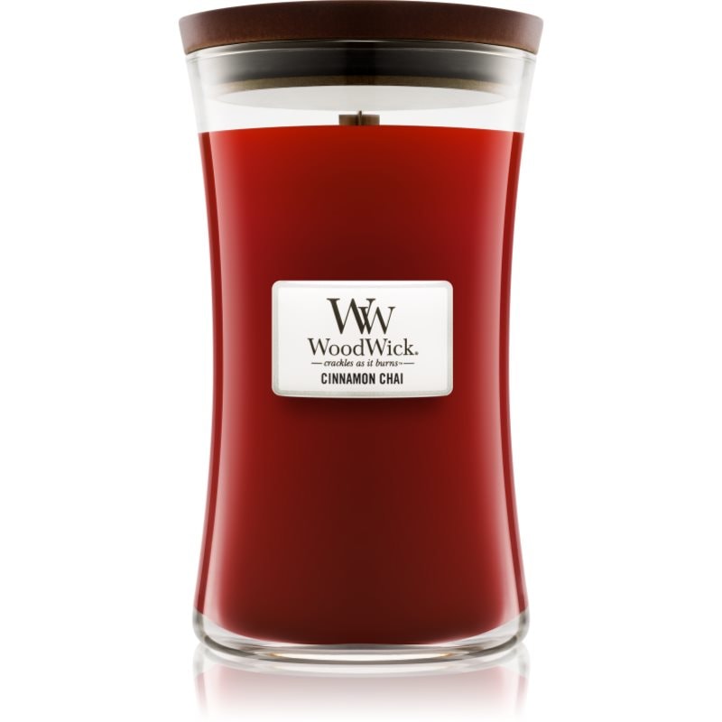 Woodwick Cinnamon Chai ароматна свещ с дървен фитил 609.5 гр. - Аромат - Сравни цени от 1 магазин с безплатна доставка