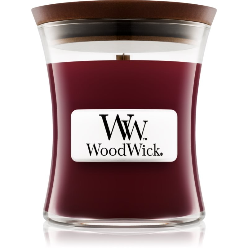 Woodwick Black Cherry ароматна свещ с дървен фитил 85 гр. - Аромат - Сравни цени от 1 магазин с безплатна доставка