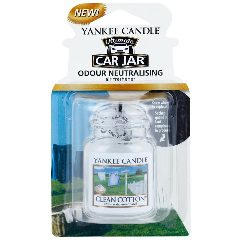 Yankee Candle Clean Cotton aроматизатор за автомобил закачащ се