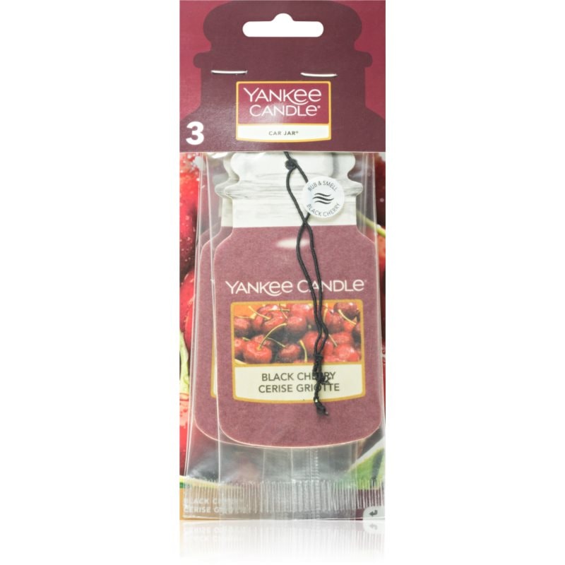 Yankee Candle Black Cherry ароматизатор за кола I. - Аромат - Сравни цени от 1 магазин с безплатна доставка