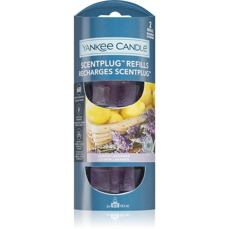 Yankee Candle Lemon Lavender Refill пълнител за електрически дифузер 2x18, - Аромат - Сравни цени от 1 магазин с безплатна доставка