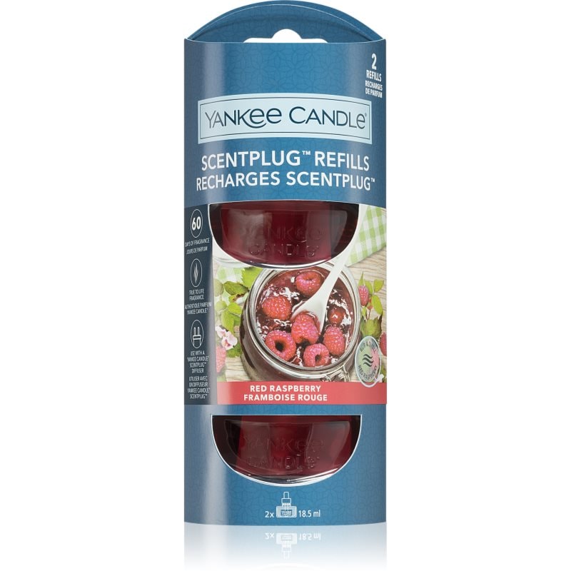 Yankee Candle Red Raspberry Refill пълнител за електрически дифузер 2x18, - Аромат - Сравни цени от 1 магазин с безплатна доставка