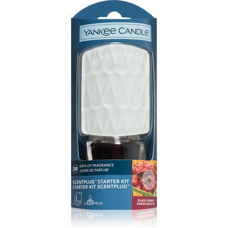Yankee Candle Black Cherry електрически дифузер + резервен пълнител - Аромат - Сравни цени от 1 магазин с безплатна доставка