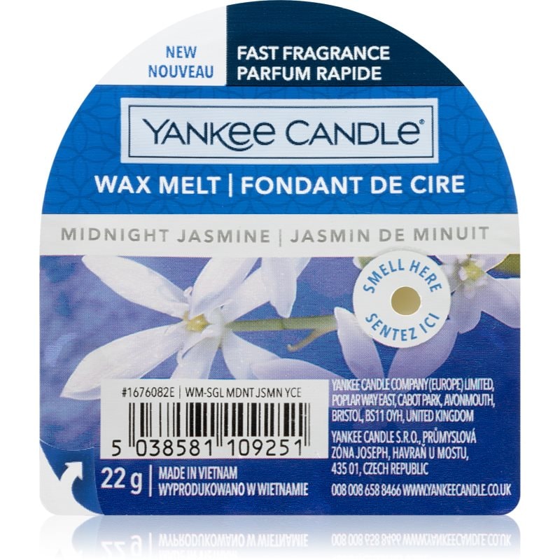 Yankee Candle Midnight Jasmine восък за арома-лампа 22 гр. - Аромат - Сравни цени от 1 магазин с безплатна доставка