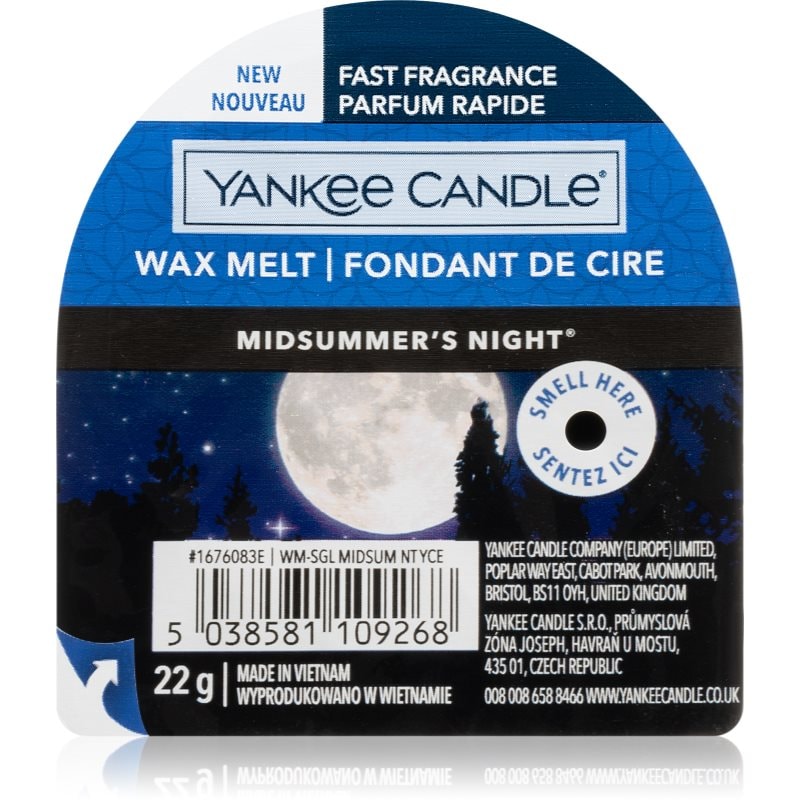 Yankee Candle Midsummer's Night восък за арома-лампа 22 гр. - Аромат - Сравни цени от 1 магазин с безплатна доставка