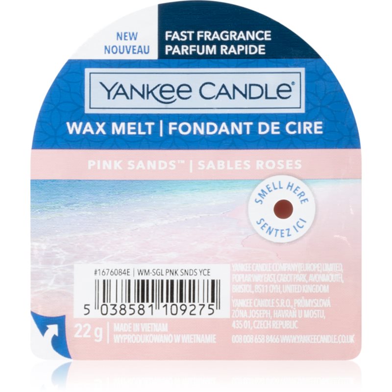 Yankee Candle Pink Sands восък за арома-лампа 22 гр. - Аромат - Сравни цени от 1 магазин с безплатна доставка