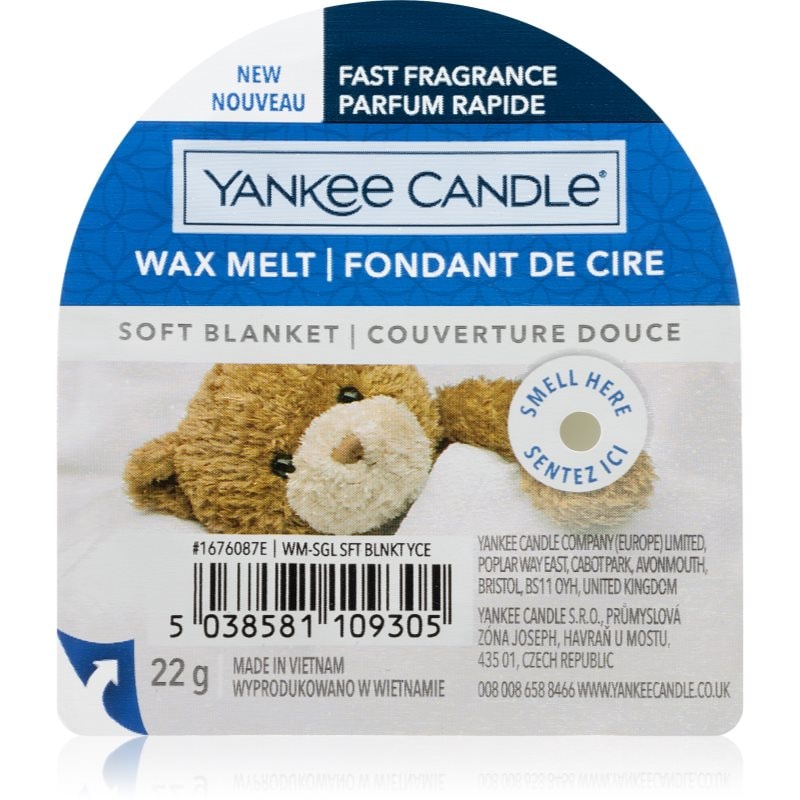 Yankee Candle Soft Blanket восък за арома-лампа 22 гр. - Аромат - Сравни цени от 1 магазин с безплатна доставка