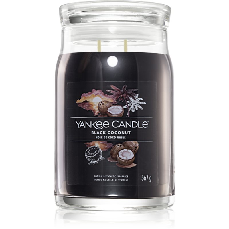 Yankee Candle Black Coconut ароматна свещ Signature 567 гр. - Аромат - Сравни цени от 1 магазин с безплатна доставка