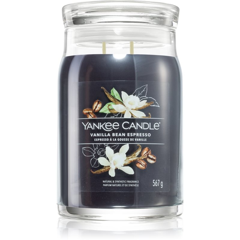 Yankee Candle Vanilla Bean Espresso ароматна свещ Signature 567 гр. - Аромат - Сравни цени от 1 магазин с безплатна доставка