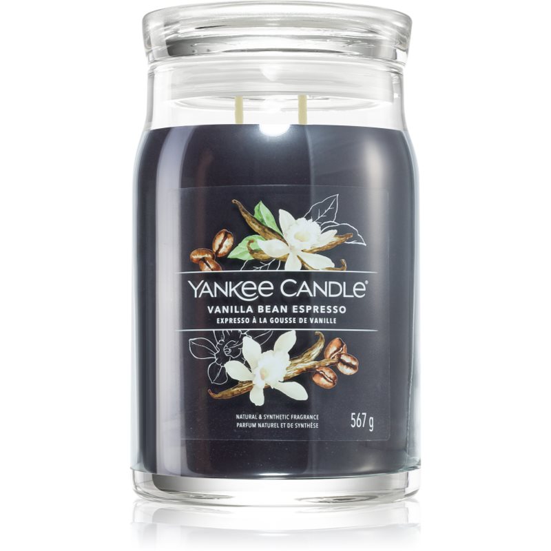 Yankee Candle Vanilla Bean Espresso ароматна свещ Signature 567 гр. - Аромат - Сравни цени от 1 магазин с безплатна доставка