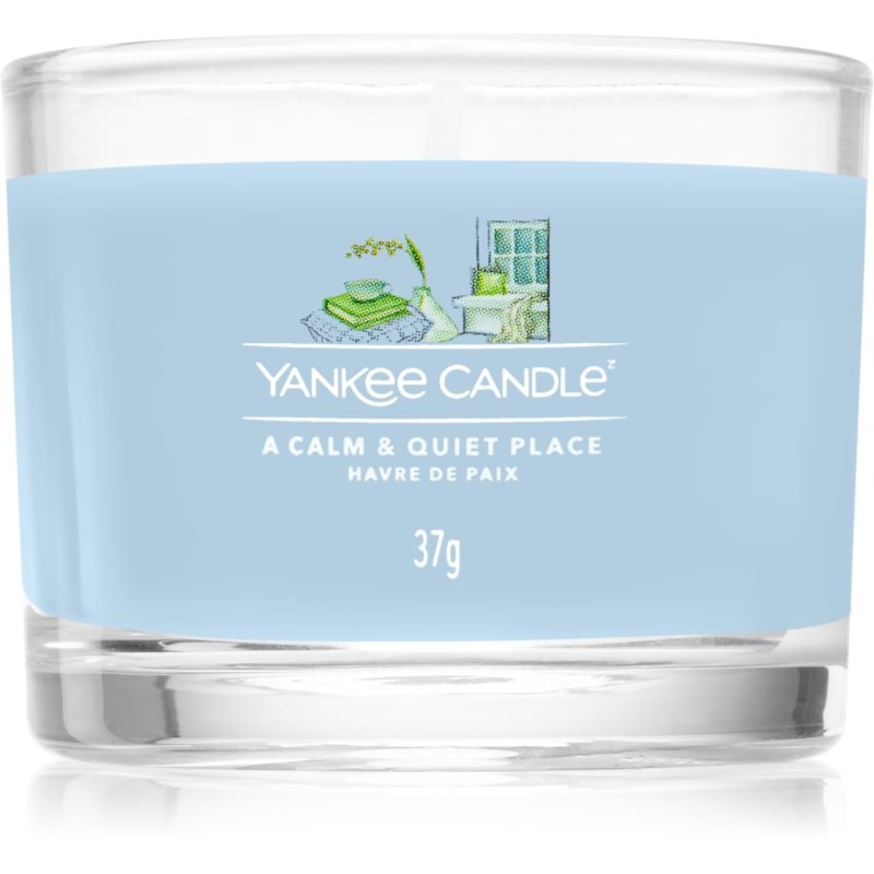 Yankee Candle A Calm & Quiet Place вотивна свещ I. Signature 37 гр. - Аромат - Сравни цени от 1 магазин с безплатна доставка