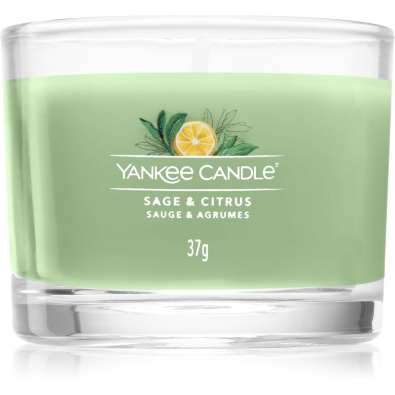 Yankee Candle Yankee Candle Sage & Citrus вотивна свещ Signature 37 гр. - Унисекс парфюм 37мл - Сравни цени от 1 магазин с безплатна доставка