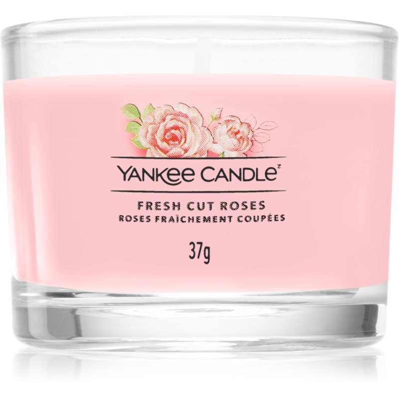 Yankee Candle Fresh Cut Roses вотивна свещ Signature 37 гр. - Аромат - Сравни цени от 1 магазин с безплатна доставка