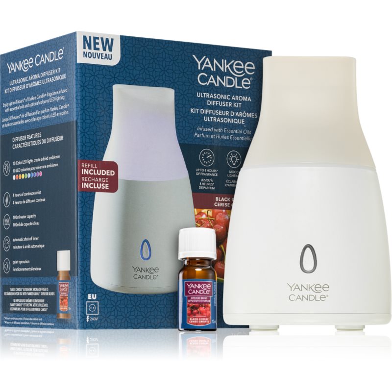 Yankee Candle Ultrasonic Electric Diffuser Kit Black Cherry Ултразвуков арома дифузер - Аромат - Сравни цени от 1 магазин с безплатна доставка