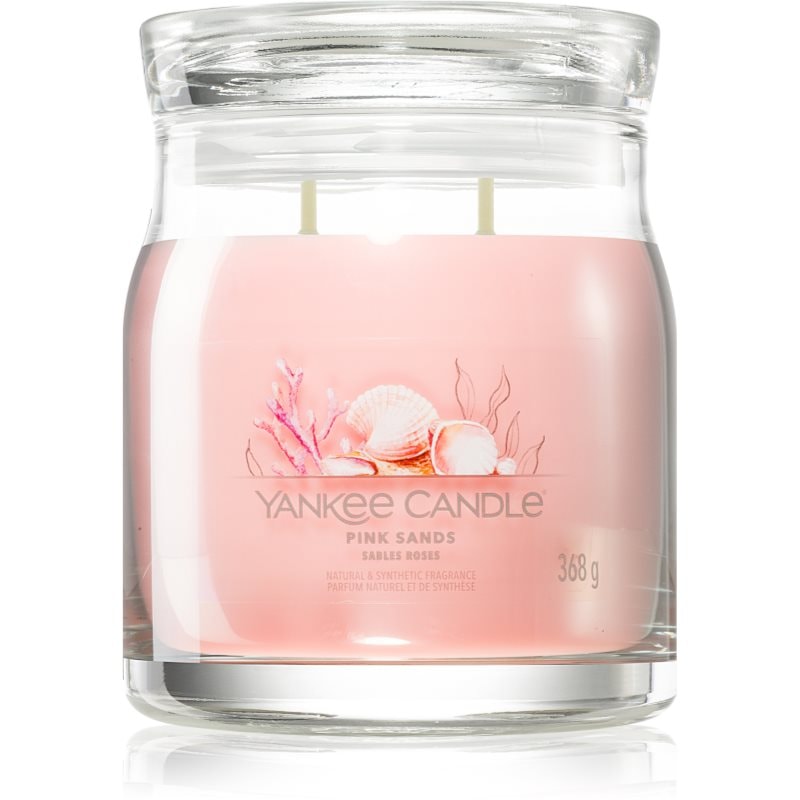Yankee Candle Pink Sands ароматна свещ Signature 368 гр. - Аромат - Сравни цени от 1 магазин с безплатна доставка