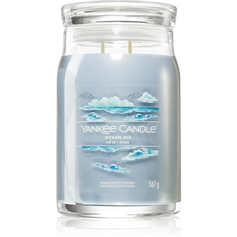 Yankee Candle Yankee Candle Ocean Air ароматна свещ Signature 567 гр. - Унисекс парфюм 567мл - Сравни цени от 1 магазин с безплатна доставка
