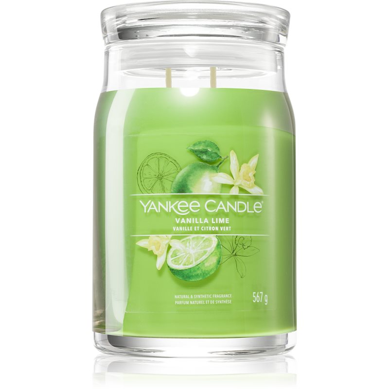 Yankee Candle Vanilla Lime ароматна свещ Signature 567 гр. - Аромат - Сравни цени от 1 магазин с безплатна доставка