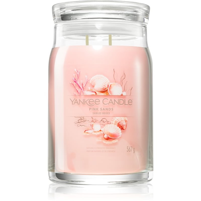 Yankee Candle Pink Sands ароматна свещ Signature 567 гр. - Аромат - Сравни цени от 1 магазин с безплатна доставка