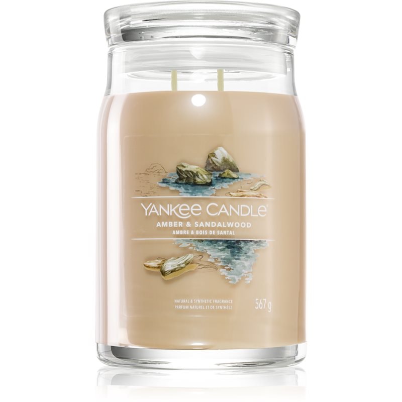 Yankee Candle Amber & Sandalwood ароматна свещ 567 гр. - Аромат - Сравни цени от 1 магазин с безплатна доставка