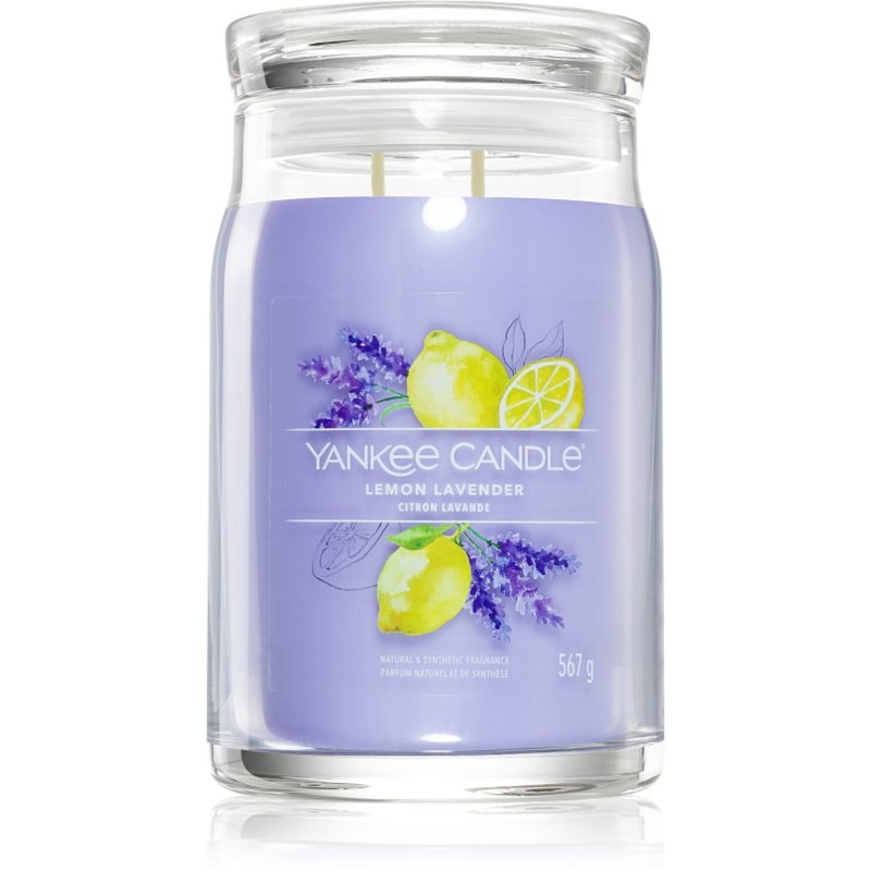 Yankee Candle Lemon Lavender ароматна свещ Signature 567 гр. - Аромат - Сравни цени от 1 магазин с безплатна доставка