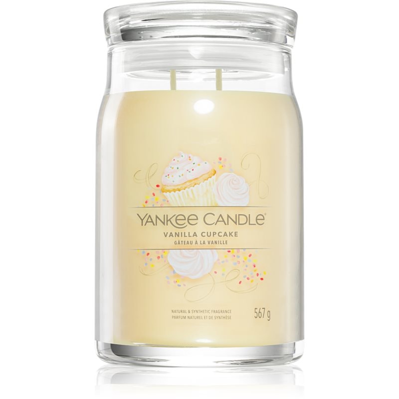Yankee Candle Vanilla Cupcake ароматна свещ Signature 567 гр. - Аромат - Сравни цени от 1 магазин с безплатна доставка