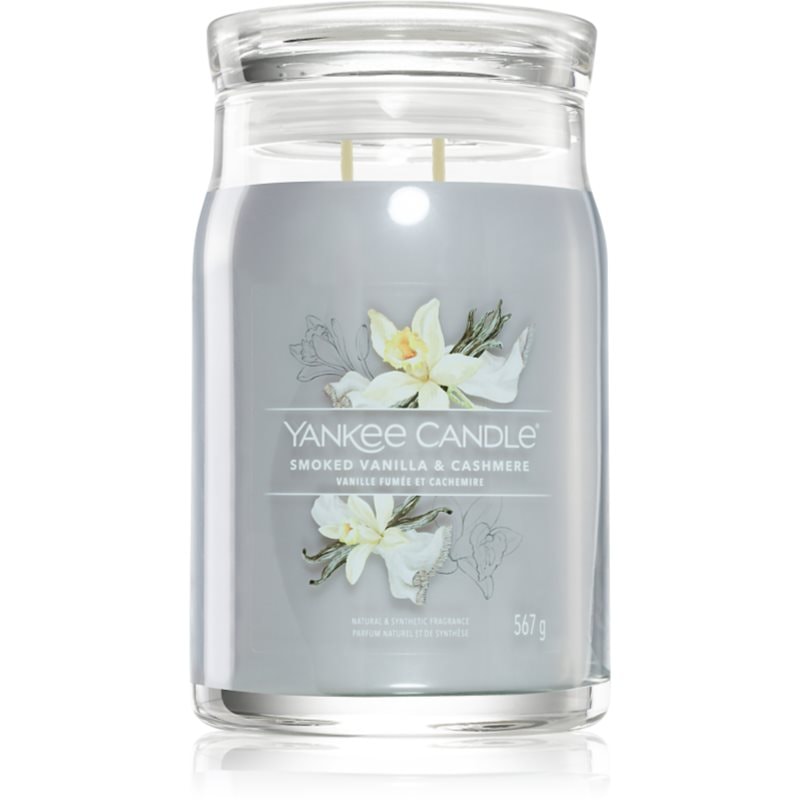 Yankee Candle Smoked Vanilla & Cashmere ароматна свещ Signature 567 гр. - Аромат - Сравни цени от 1 магазин с безплатна доставка